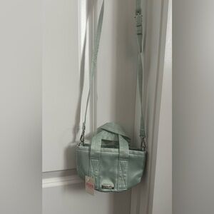 PINK Victoria's Secret Mint Green Mini Tote Crossbody